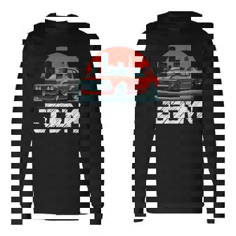 ディストレス Jdm レジェンド ドリフト レース レッドカー 東京スカイライン ギフト 長袖tシャツ 長袖Tシャツ - Kawaiitshirt