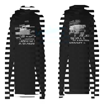 ディフェンダー ルーフテント オフロード 4X4 トラベル 乗り物 ギフト 面白い 長袖Tシャツ - Kawaiitshirt