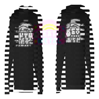 デスメタルレインボー 長袖Tシャツ - Kawaiitshirt