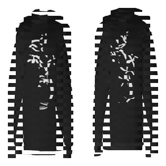 トカゲのヤモリとスケーリーアパレル 長袖Tシャツ - Kawaiitshirt