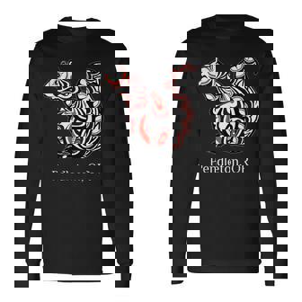 トライバル リス ペンドルトン オレゴン Pnw ネイティブアメリカン 長袖Tシャツ - Kawaiitshirt