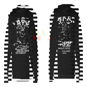 トラクター、トラクター、トラクター、農業 長袖Tシャツ - Kawaiitshirt