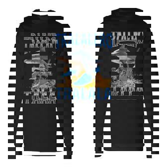 トララレロトララーラシャークミーム 長袖Tシャツ - Kawaiitshirt