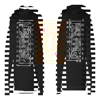 トランプ レトロ ダイヤモンド キング 長袖Tシャツ - Kawaiitshirt