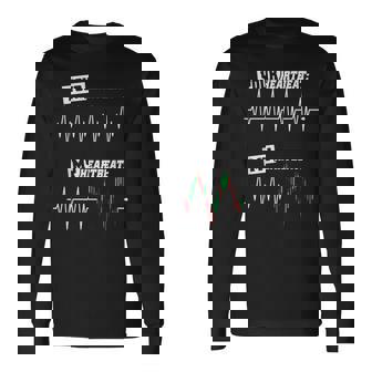 トレーダー ハートビート マイハートビート 株 株式市場 Fx取引 長袖Tシャツ - Kawaiitshirt