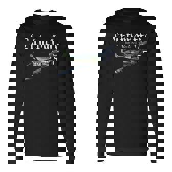 ドイツ ウォーバード I フォッケウルフ Fw 190 I Ww2 エアクラフト 長袖Tシャツ - Kawaiitshirt