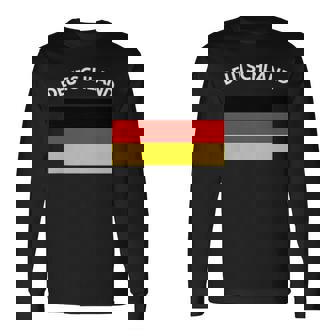 ドイツの誇りのドイツ国旗 ドイツ国旗 長袖Tシャツ - Kawaiitshirt