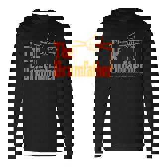 メンズ ドラマーのためのドラマーの面白い引用 長袖Tシャツ - Kawaiitshirt