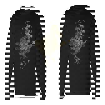 ドードーの最後の航海 絶滅の宇宙物語。 長袖Tシャツ - Kawaiitshirt