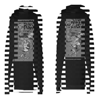 ドードー鳥、決して忘れない、動物種、ハト、ドローン、ドードー 長袖Tシャツ - Kawaiitshirt