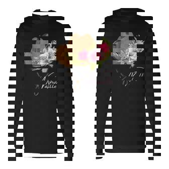 ナッシュビルのお土産 ナッシュビル 長袖Tシャツ - Kawaiitshirt