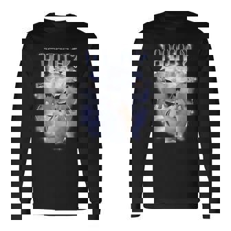 ハ゛ー キャット チョンキー ベンミーム 90年代 愚かな猫 特定 ダンク ミーム 長袖Tシャツ - Kawaiitshirt