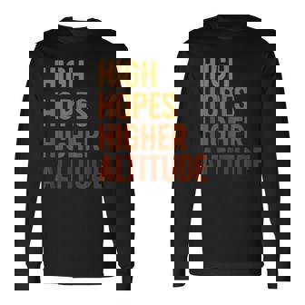 ハイ・ホープス 高地、楽しいインスピレーションロケット打ち上げ 長袖Tシャツ - Kawaiitshirt