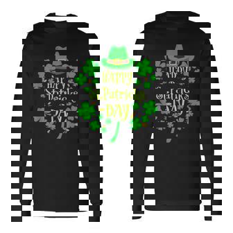 ハッピーセントパトリックデー レプラコーン コスチューム シャムロック キッズ ファミリー 長袖Tシャツ - Kawaiitshirt