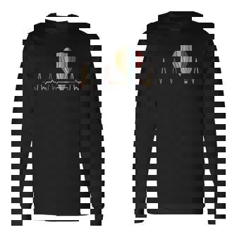 ハートビート熱気球 長袖Tシャツ - Kawaiitshirt