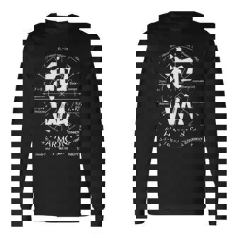 ハーモニー 漢字 和 天秤 解剖学 日本土産 長袖tシャツ 長袖Tシャツ - Kawaiitshirt