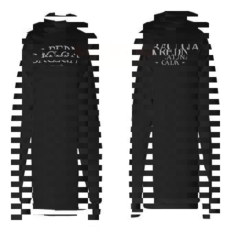 バルセロナカタルーニャ 長袖Tシャツ - Kawaiitshirt