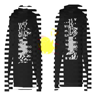 バレーボール ひよこ おもしろバレーボール 長袖Tシャツ - Kawaiitshirt