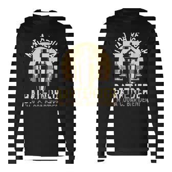 バーテンダー バーテンダー 長袖Tシャツ - Kawaiitshirt