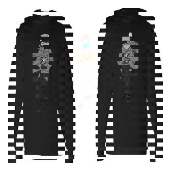 バーニー-サンダース-ミトン-ミーム 長袖Tシャツ - Kawaiitshirt