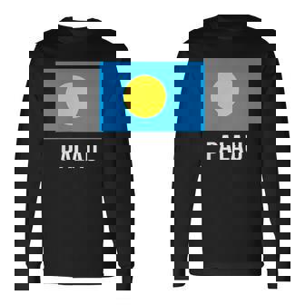 パラオの国旗 長袖Tシャツ - Kawaiitshirt