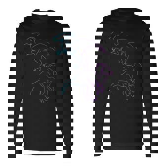 パラサウロロフィーニ ハドロサウルダエ 恐竜 パラサウロロフス 長袖Tシャツ - Kawaiitshirt