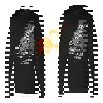 パンチモンキー 長袖Tシャツ - Kawaiitshirt