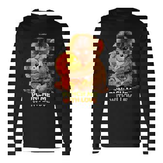 パンチ・ザ・モンキー 長袖Tシャツ - Kawaiitshirt