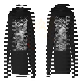 ヒップホップ Y2k ヴィンテージ ヒップスター エッジの効いたアーバン ストリートウェア エンジェル 長袖tシャツ 長袖Tシャツ - Kawaiitshirt