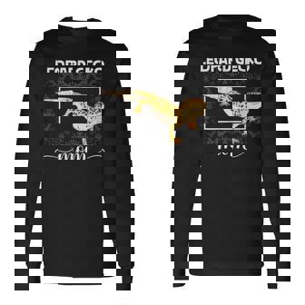 ヒョウモントカゲモドキのママ 長袖Tシャツ - Kawaiitshirt