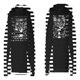 ビアズリーオーブリー作 マグノリアツリー 1895 長袖tシャツ 長袖Tシャツ - Kawaiitshirt