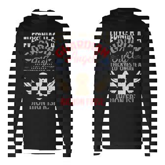 ビションフリーゼ エンジェル 長袖Tシャツ - Kawaiitshirt