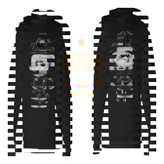 ビション・フリーゼ 消防士の消防士 ビション・フリーゼ 長袖Tシャツ - Kawaiitshirt