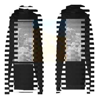 ビンテージクラウドエステティックドリームコア 長袖Tシャツ - Kawaiitshirt