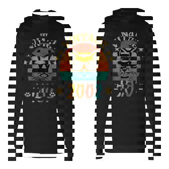 ビンテージファニーキャットシャツ 誕生日プレゼント 2002 メンズ レディース 23歳 長袖Tシャツ - Kawaiitshirt