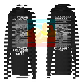 ビンテージ今日必要なのはたくさんのおせんべい 長袖Tシャツ - Kawaiitshirt