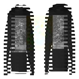 ピエール・オーギュスト ルノワールのスプリングブーケ 長袖Tシャツ - Kawaiitshirt