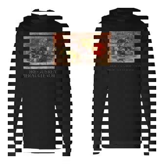 ピエール・オーギュスト・ルノワール作 ザクロとイチジク 長袖Tシャツ - Kawaiitshirt