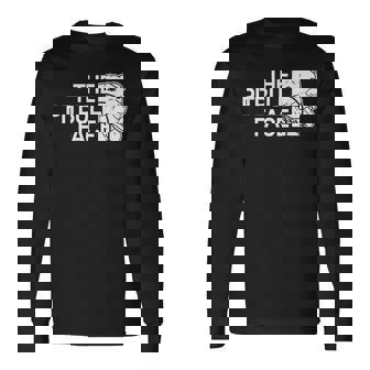 ピットブルフェイス ファニー ドッグ ピットブル 長袖Tシャツ - Kawaiitshirt