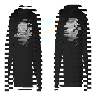 ピンアップww2 B-17爆弾空軍ヴィンテージ 長袖Tシャツ - Kawaiitshirt