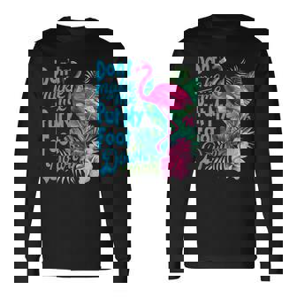 ピンクのフラミンゴ 長袖Tシャツ - Kawaiitshirt