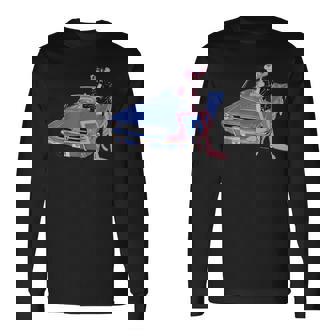 ピンクパンサー ヴィンテージ 1964 コンバーチブル 車 クール キャット 長袖Tシャツ - Kawaiitshirt