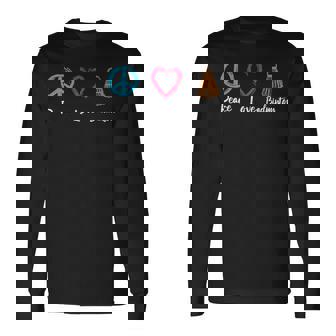 ピース・ラブ・バドミントン アイ・ラブ・バドミントン 長袖tシャツ 長袖Tシャツ - Kawaiitshirt