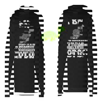 ピーナッツバターで亀よりもゆっくり走る 長袖Tシャツ - Kawaiitshirt