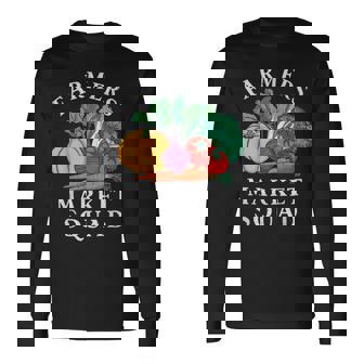 ファーマーズマーケット ファーマーズ 農業 農業 食品 野菜 長袖Tシャツ - Kawaiitshirt