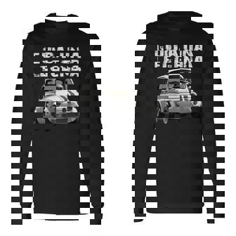 フィアット500 長袖tシャツ 長袖Tシャツ - Kawaiitshirt