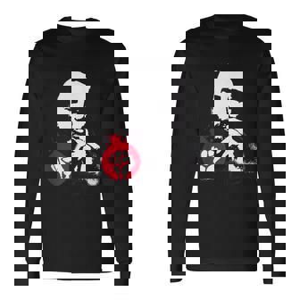 フィデル・カストロ・キューバ革命拳戦闘デモ 長袖Tシャツ - Kawaiitshirt