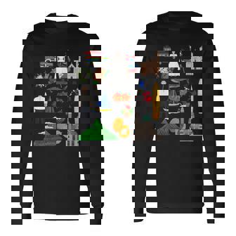 フィリピン フィリピンのアイコン お土産旅行 長袖Tシャツ - Kawaiitshirt