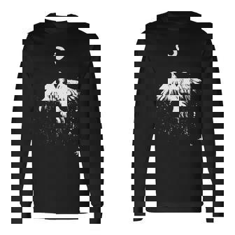 フェニックス 火の鳥の復活 キム・ディアス・ホルム 絵 インクアート Phoenix Bird Kim Holm 長袖tシャツ 長袖Tシャツ - Kawaiitshirt