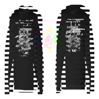 フラダンスを踊る猫 長袖Tシャツ - Kawaiitshirt